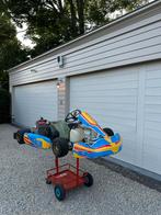 Kart FA + Rotax MAX Senior motor, Sport en Fitness, Karting, Ophalen, Zo goed als nieuw, Kart