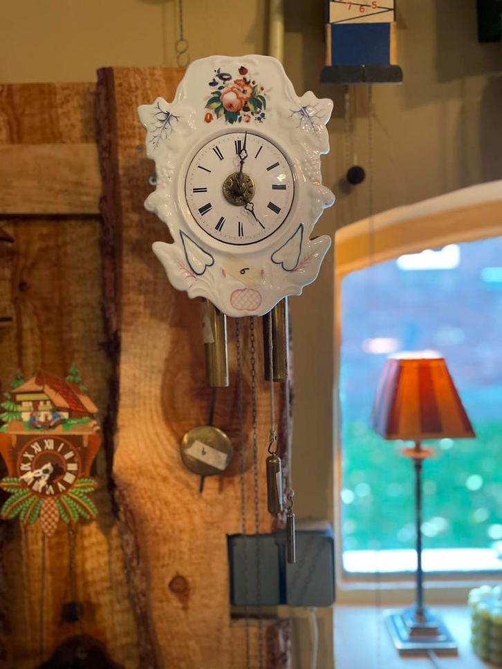 4 Schwarzwalder jockele klokken, Antiek en Kunst, Antiek | Klokken, Ophalen of Verzenden