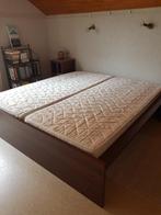 Tweepersoonsbed met elektrisch verstelbare lattenbodem, Ophalen, 90 cm, Zo goed als nieuw, Bedbodem