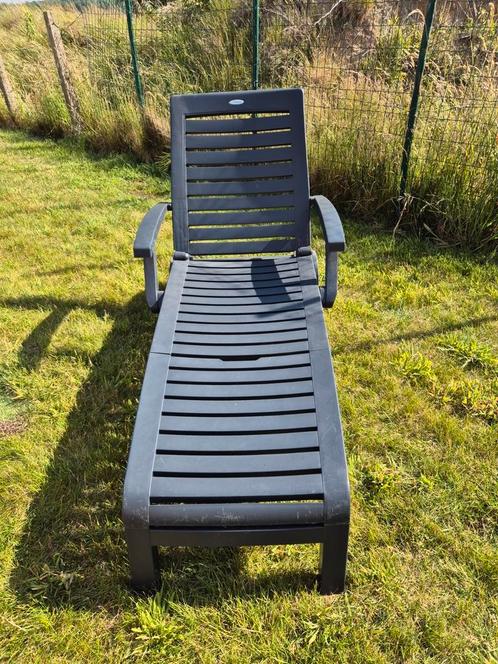 Ligzetel op wielen. Merk Jardin, Tuin en Terras, Ligbedden, Gebruikt, Inklapbaar, Verstelbaar, Verrijdbaar, Ophalen