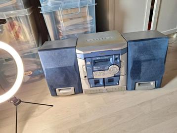 Chaîne hifi radio cassette CD aiwa, Audio, Tv en Foto, Stereoketens, Ophalen