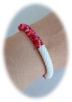 Bracelet en perles, Enlèvement ou Envoi, Neuf, Rose, Autres matériaux