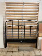 Ikea bed metaal 140x200, Huis en Inrichting, Ophalen, Gebruikt, Zwart, 140 cm