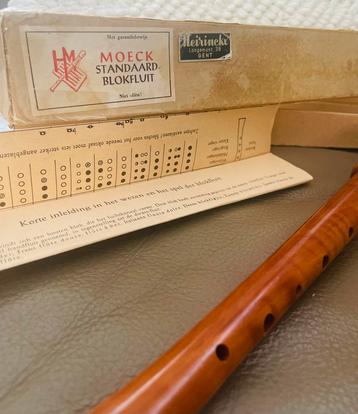 Vintage Moeck Standaard blokfluit met originele doos beschikbaar voor biedingen