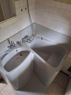 Combinaison vintage Bain sabot et lavabo, Huis en Inrichting, Badkamer | Complete badkamers, Ophalen, Zo goed als nieuw