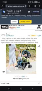 Joovy Caboose kinderwagen met dubbele leeftijd van dichtbij, Kinderen en Baby's, Overige merken, Kinderwagen, Gebruikt, Ophalen of Verzenden