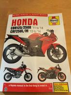 HONDA CBR125-250R / CRF250 L-M Werkplaatshandboek, Honda