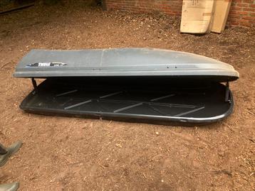 Thule alpine 700 dakkoffer met slot, Autos : Divers, Coffres de toit, Enlèvement, Utilisé
