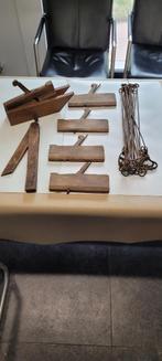 lot oud gereedschap, schaven ea (1iv276/3), Antiek en Kunst, Antiek | Gereedschap en Instrumenten, Ophalen of Verzenden