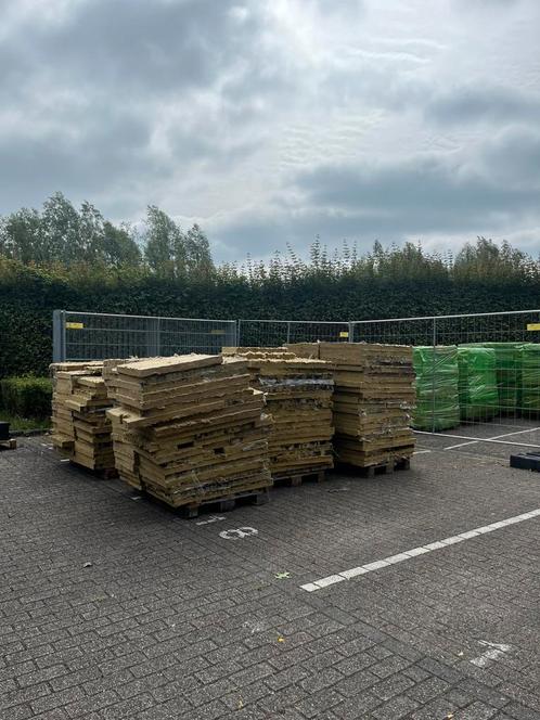 Rotswol dikte 6cm - 60cmx100cm, Doe-het-zelf en Bouw, Isolatie en Afdichting, Gebruikt, Ophalen