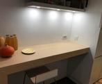 Wandplank (wit) met 3 ingebouwde ledspots, Ophalen