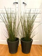 Lot de 2 grandes plantes artificielles et caches pot, Ophalen of Verzenden