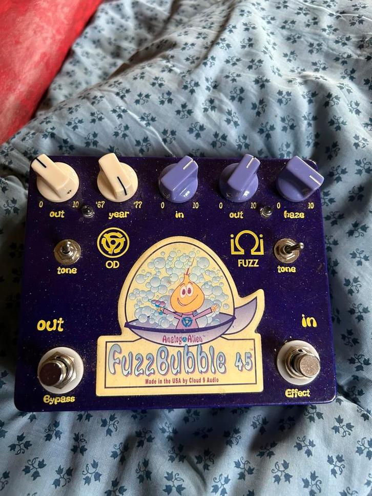 ANALOG ALIEN FUZZBUBBLE 45, Muziek en Instrumenten, Effecten, Zo goed als nieuw, Ophalen of Verzenden