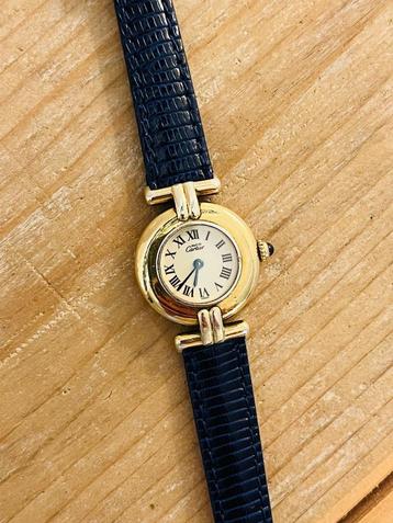 Vintage Cartier Colisée Vermeil horloge beschikbaar voor biedingen