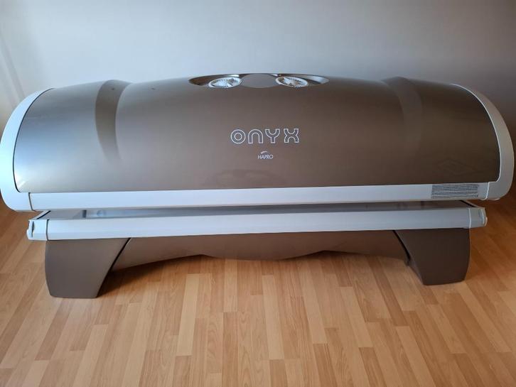 zonnebank Hapro Onyx, Elektronische apparatuur, Zonnebanken en Gezichtsbruiners, Zo goed als nieuw, Zonnebank dubbelzijdig, 15 lampen of meer