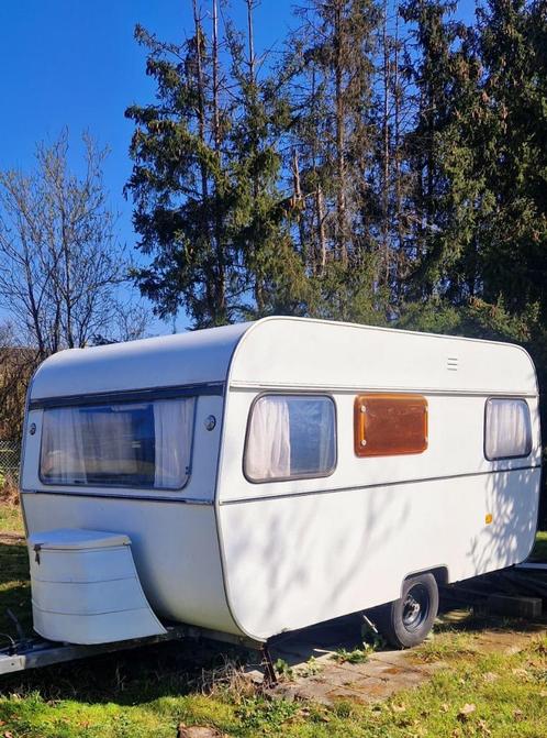 Caravane De Reu, Caravans en Kamperen, Caravans, Particulier, tot en met 4, 500 - 750 kg, Overige, Overige merken, 2 aparte bedden