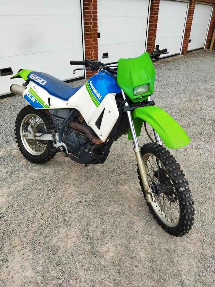 Old timer Kawasaki klr 650cc   17.250km, Motoren, Motoren | Oldtimers, Enduro, 1 cilinder, Motorrijbewijs A, Ophalen