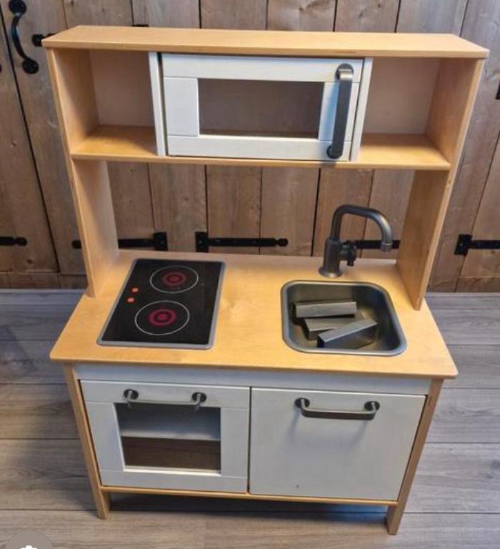 Ikea houten speelgoedkeukentje, Kinderen en Baby's, Speelgoed | Speelkeukens, Gebruikt, Speelkeuken, Hout, Ophalen