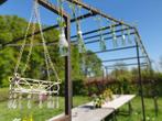 Feesttent - kokers staal zwart 3x3m | 6m x 2m of 6m x 4,5 m, Doe-het-zelf en Bouw, Metalen, Ophalen, IJzer