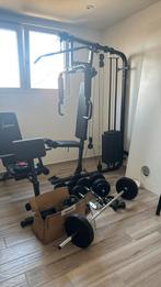 VOLLEDIG FITNESS PAKKET!Krachtstation decathlon Compact, Sport en Fitness, Fitnessapparatuur, Ophalen, Zo goed als nieuw, Aluminium