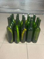 Groene Bordeaux-wijnflessen van 75 cl, Verzamelen, Wijnen, Ophalen, Gebruikt, Frankrijk, Rode wijn