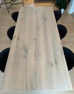 Eettafel 6 personen - Fineer Eik (zonder stoelen), Huis en Inrichting, Tafels | Eettafels, Ophalen, Gebruikt, 50 tot 100 cm, Vijf personen of meer