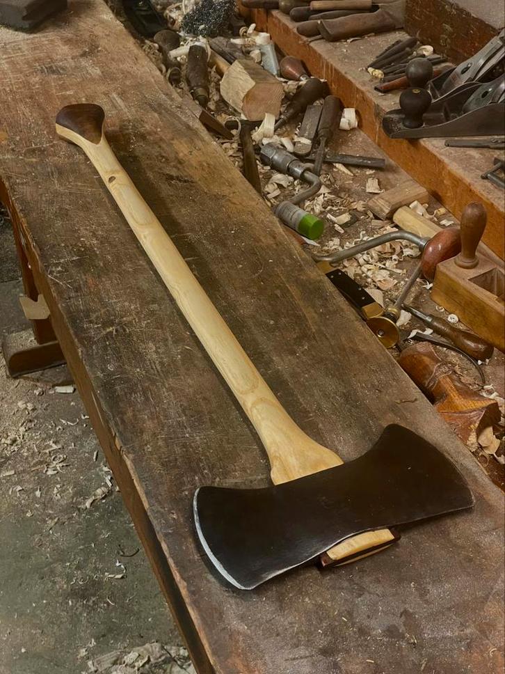 True Temper Woodslasher dubbele bijl U.S.A., Antiek en Kunst, Antiek | Gereedschap en Instrumenten, Ophalen of Verzenden