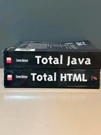 ✅VENDU Total Java & Total HTML, Boeken, Informatica en Computer, Ophalen, Programmeertaal of Theorie, Zo goed als nieuw, Steven Holzner