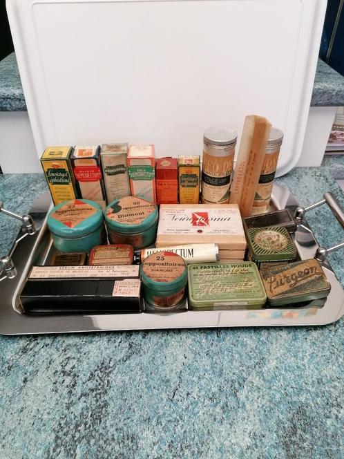 Unieke collectie - Belgische & Franse vintage farmacie'30-60, Antiek en Kunst, Curiosa en Brocante, Ophalen