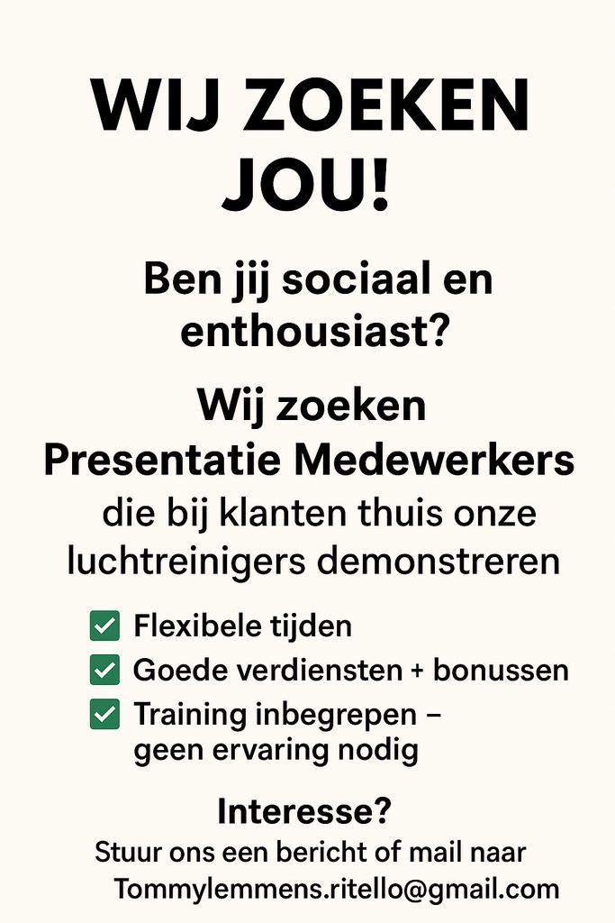 Wil je een extra inkomen ?, Vacatures, Vacatures | Verkoop en Commercie