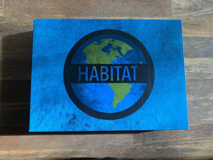 Spel - Habitat, Hobby en Vrije tijd, Gezelschapsspellen | Bordspellen, Zo goed als nieuw, Drie of vier spelers, Vijf spelers of meer