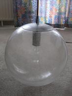 hanglampen, Glas, Ronde bol, modern (1975), Zo goed als nieuw, 50 tot 75 cm