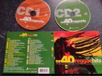 2 cd: TOP 40 REGGAE HITS (Bob Marley-Peter Tosh-10CC), Ophalen of Verzenden, Zo goed als nieuw, Latijns-Amerikaans