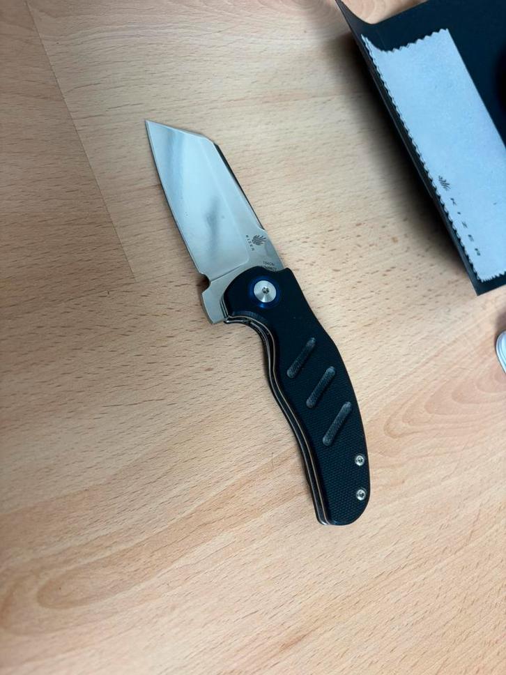 Kizer Mini Sheepdog zakmes, Caravans en Kamperen, Kampeergereedschap, Zo goed als nieuw, Ophalen of Verzenden