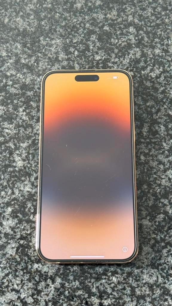 iPhone 14 PRO MAX 128 gb goud, Télécoms, Téléphonie mobile | Apple iPhone, Utilisé, 128 GB, iPhone 14 Pro Max, Or, Enlèvement ou Envoi