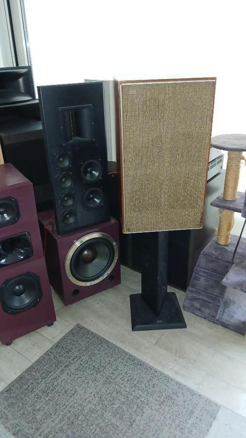 LEAK sandwich luidsprekers, Audio, Tv en Foto, Luidsprekerboxen, Gebruikt, Front, Rear of Stereo speakers, Minder dan 60 watt