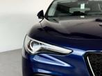 Alfa Romeo Stelvio 2.2 JTD SPORT-1ERPRO-GPS-LED-CAMERA-PDC-T, 4 cilinders, Blauw, Bedrijf, 5 deurs