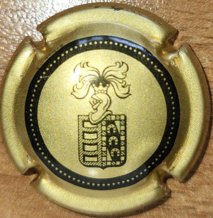 Capsule Cava d'Espagne FREIXENET or pâle & noir nr.11, Verzamelen, Wijnen, Nieuw, Overige typen, Spanje, Ophalen of Verzenden