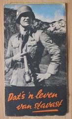 Collaboratie Nederlands wervingsbrochure, Verzamelen, Militaria | Tweede Wereldoorlog, Boek of Tijdschrift, Landmacht, Verzenden