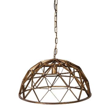 PTMD Denver goudkleur hanglamp plafondlamp - Goud beschikbaar voor biedingen