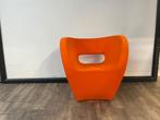 Oranje Fauteuil Moroso Stoel, Huis en Inrichting, Ophalen of Verzenden, Oranje