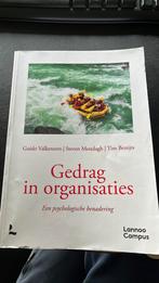 Gedrag in organisaties - Een psychologische benadering, Gelezen, Ophalen of Verzenden, Guido Valkeneers, Overige onderwerpen