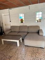 Te koop: Hoeksalon & Salontafel (apart of samen), Ophalen, Zo goed als nieuw