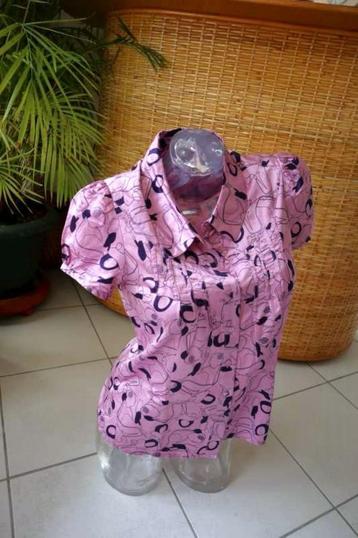 inventief abstract beeldig mooie blouse maat XS