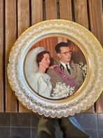 VeDeKa bordje blik boudewijn Fabiola, Verzamelen, Koningshuis en Royalty, Overige typen, Ophalen of Verzenden, 9000 gent, Vedeka