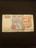 1000 lire Italie année 1990, Timbres & Monnaies, Enlèvement ou Envoi, Italie, Billets en vrac