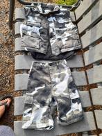 Camouflage vest,broek 6jaar, 110 t/m 116, Jongen of Meisje, Gebruikt, Ophalen of Verzenden