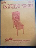 BINGO BALLY MAGIC GATE : manuel d'entretien+schematic, Collections, Enlèvement ou Envoi, Comme neuf