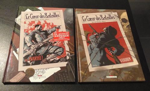 2 BD Le coeur des batailles de Morvan & Kordey, Boeken, Stripverhalen, Zo goed als nieuw, Meerdere stripboeken, Ophalen of Verzenden