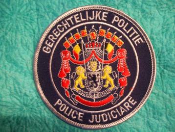 embleem - geborduurde patch Gerechtelijke Politie  beschikbaar voor biedingen